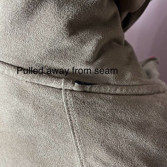 Anglero New York Green Suede Like Zip Hoodie XSmall XS Native American Indian - Picture 4 of 7